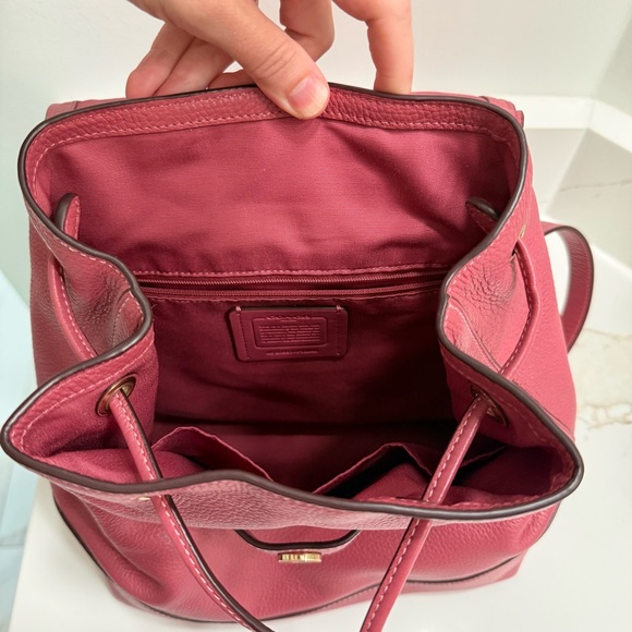 NEW Coach Elle backpack in Rosewood pink - Picture 10 of 15